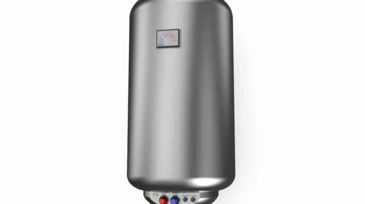 Electric silver boiler, water heater isolated