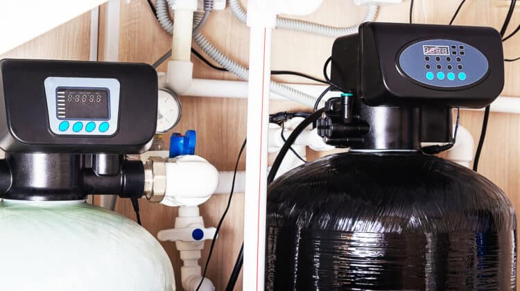 Home water filter softener system