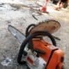 how to replace a fuel line on a chainsaw