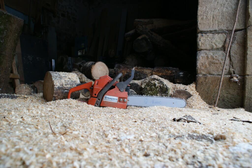 How to Split Firewood with a Chainsaw Kyle's Garage