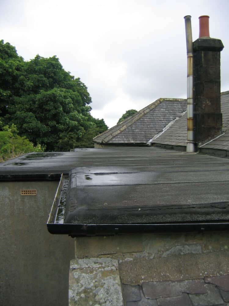 built-up roof