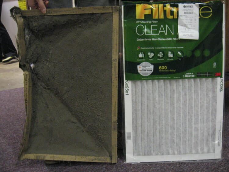 dirty furnace filter