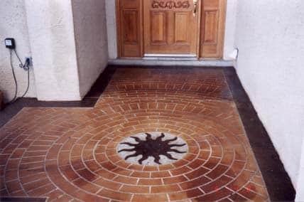 stamped concrete patterns and colors