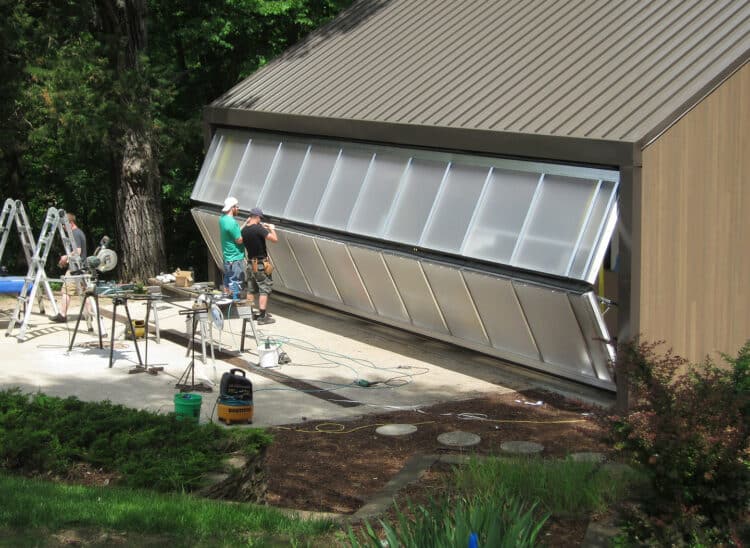 how to get your garage door back on track