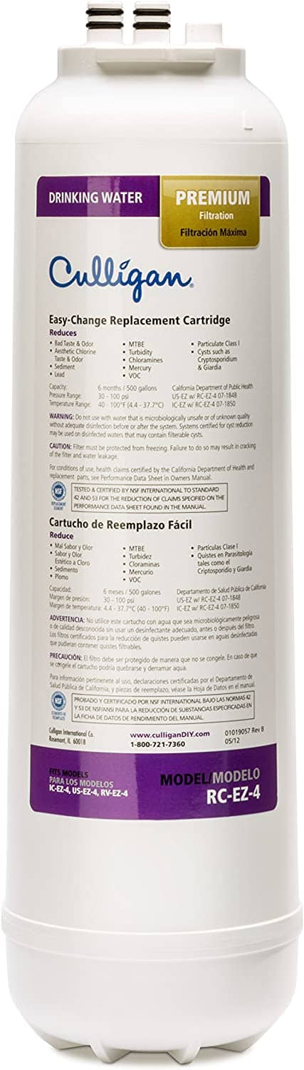 Culligan RC 4 EZ-Change Premium Water Filtration Replacement Cartridge