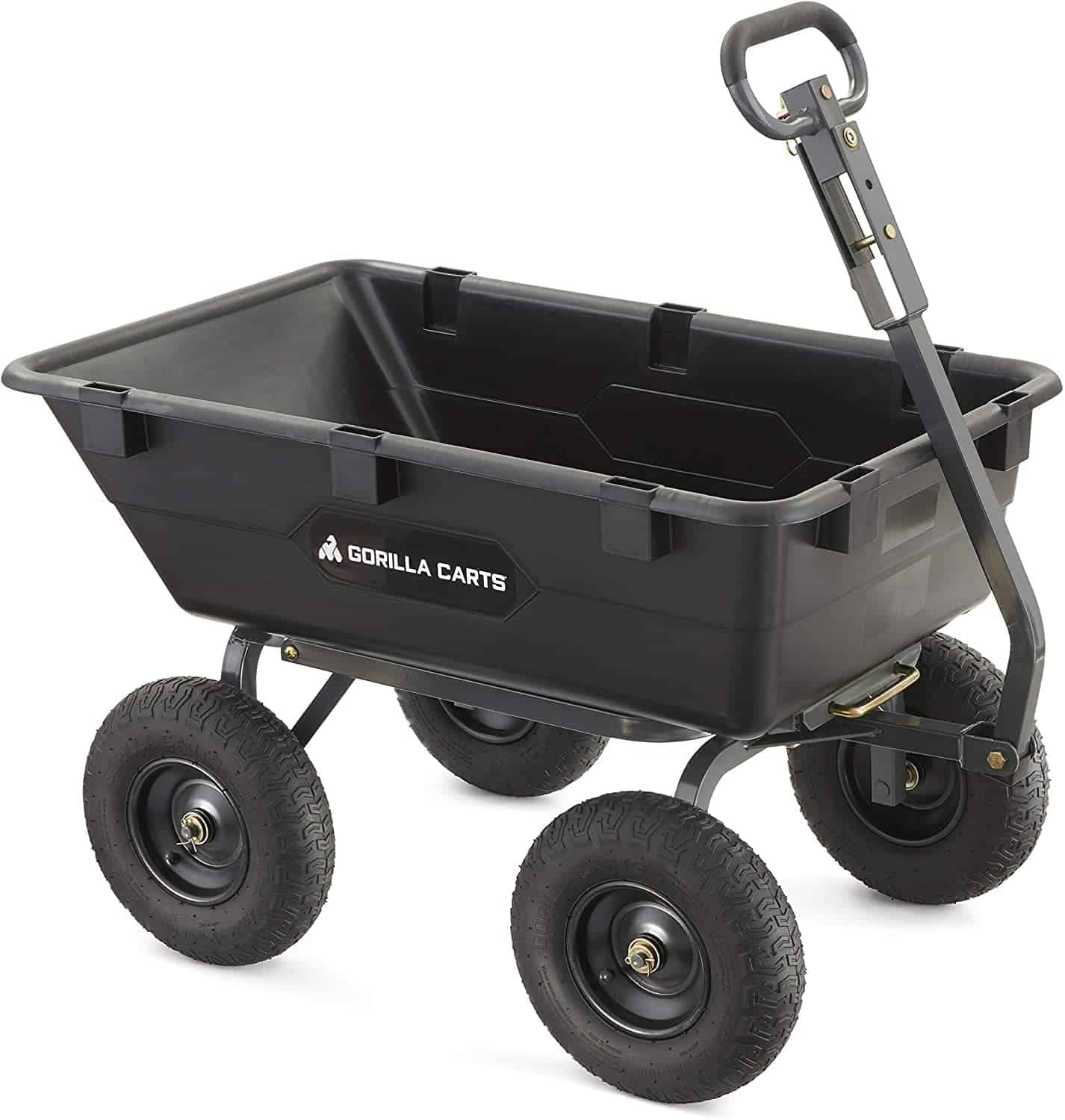 Gorilla Carts Heavy-Duty Poly Yard Dump Cart