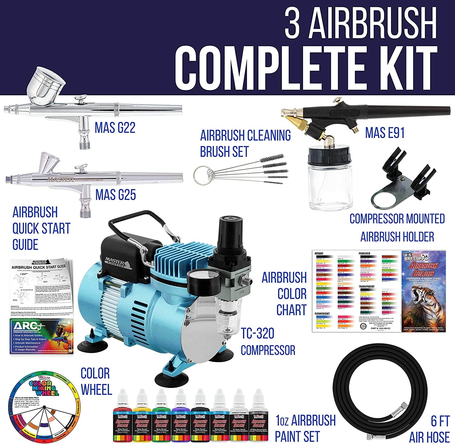 airbrush compressor kit