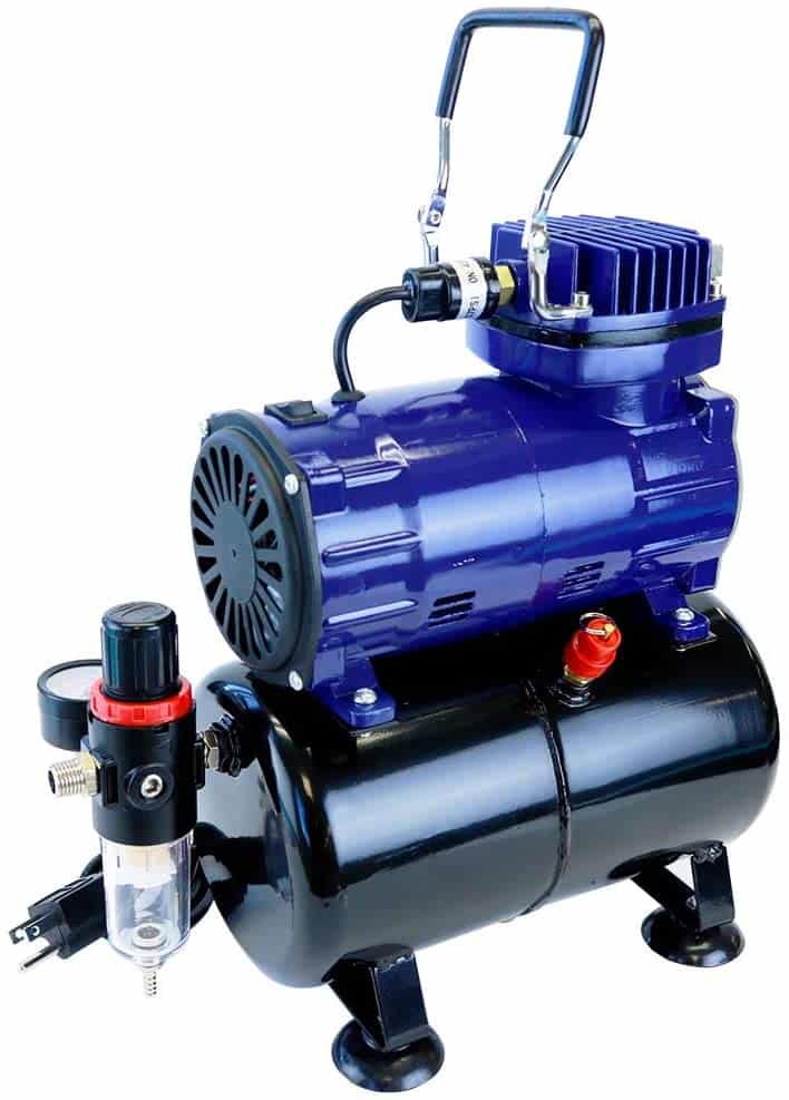 Paasche D3000R 1/5 HP Compressor with Tank