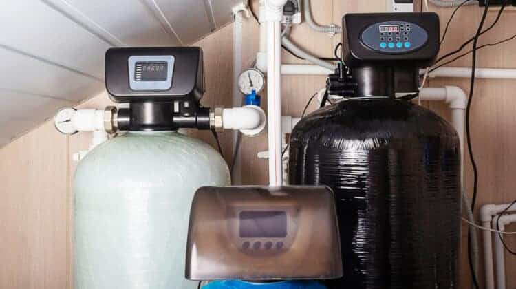 Home water filter softener system Water purification and softening
